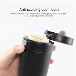 Personalized Spill-proof Insulated Travel Mug | Black - Image 4