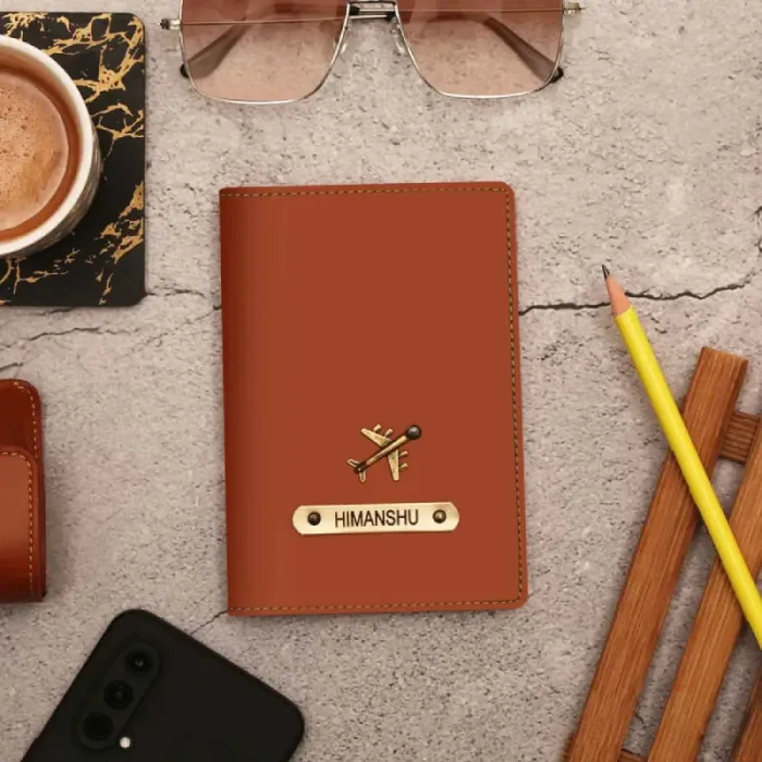 Personalized Leather Passport Cover - Image 6