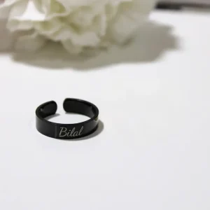 Personalized Name Ring - Free size - Image 2