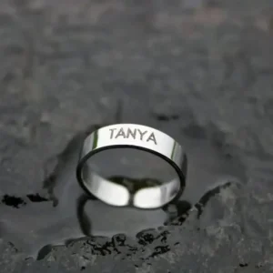 Personalized Name Ring - Free size - Image 4